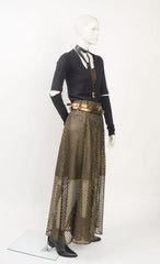 Net long skirt, c-116