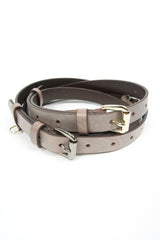 Double leather belt, - g-53