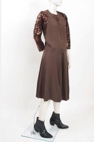 Brown Skirt, c-115
